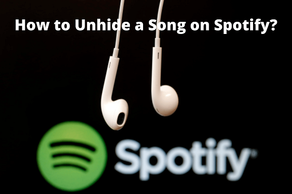 How to unhide a song on Spotify?